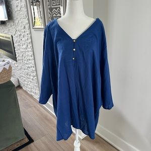 NWT Cynthia Rowley Woman Linen Shirt